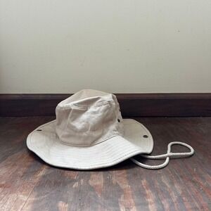 Shade Shack Tan Khaki Boonie‎ Sun Hat Wide Brim Safari Fishing Hiking Adjustable